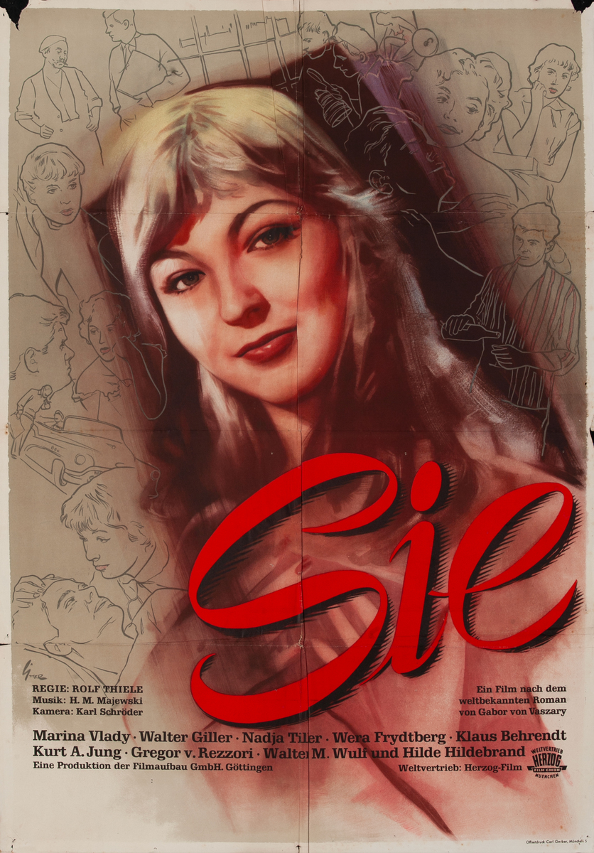 She (She) German 1 Sheet Movie Poster portrait