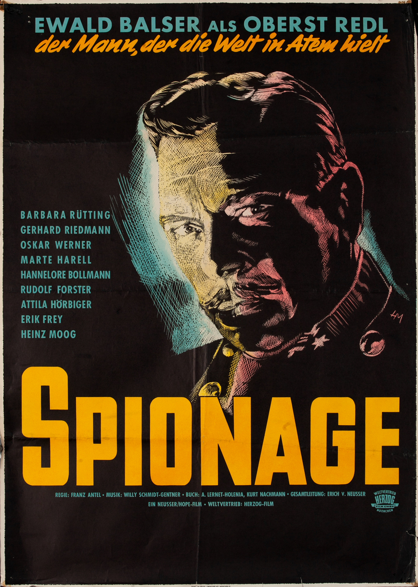 Spionage (Espionage),  German 1 Sheet Movie Poster