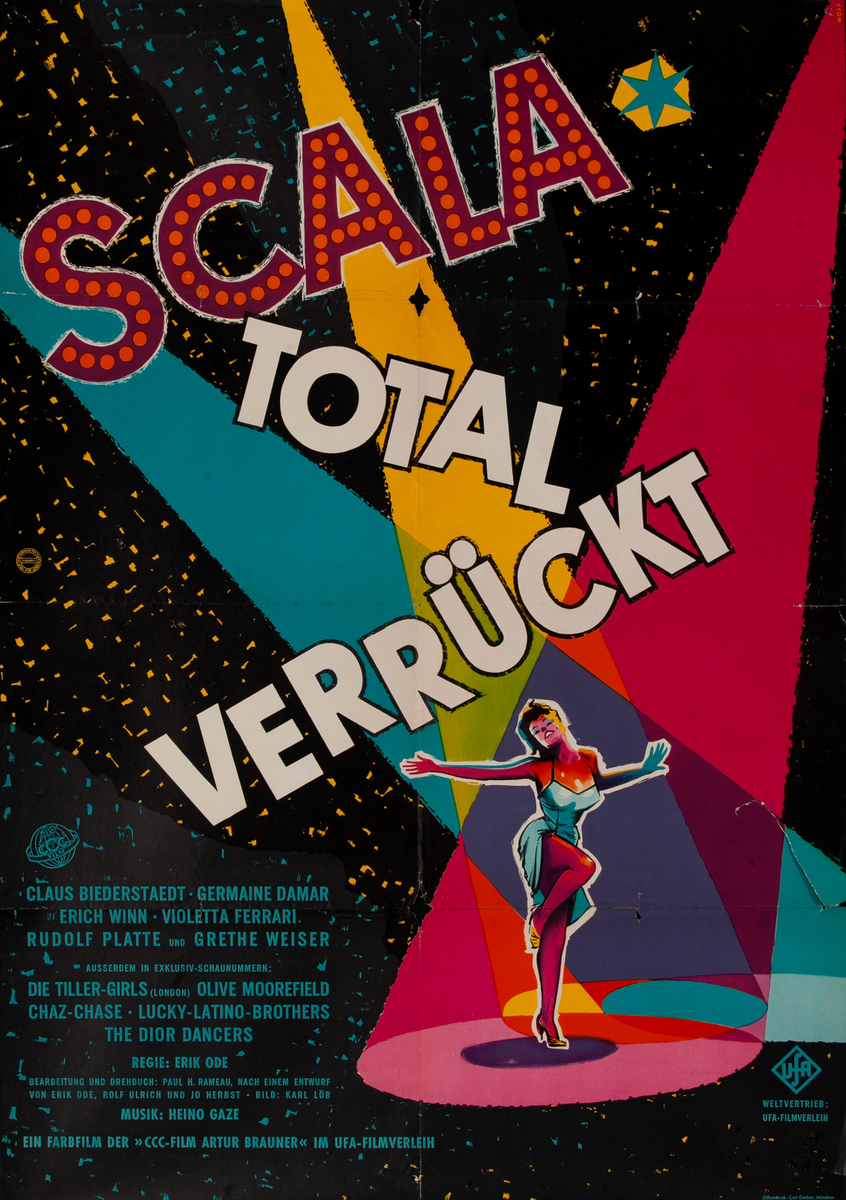 Scala - total verruckt  (Scala - Totally Insane) German 1 Sheet Movie Poster