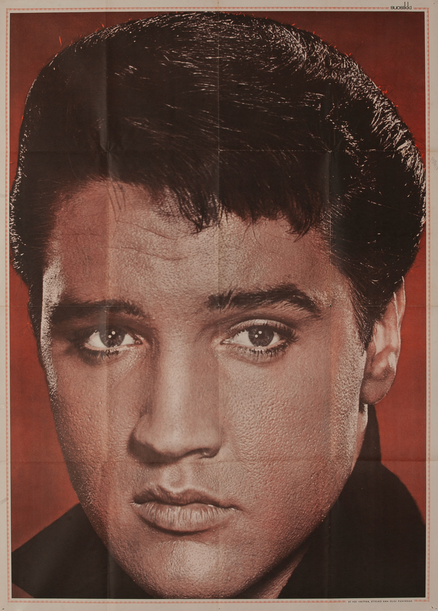Suosikki Magazine Elvis Presley Poster
