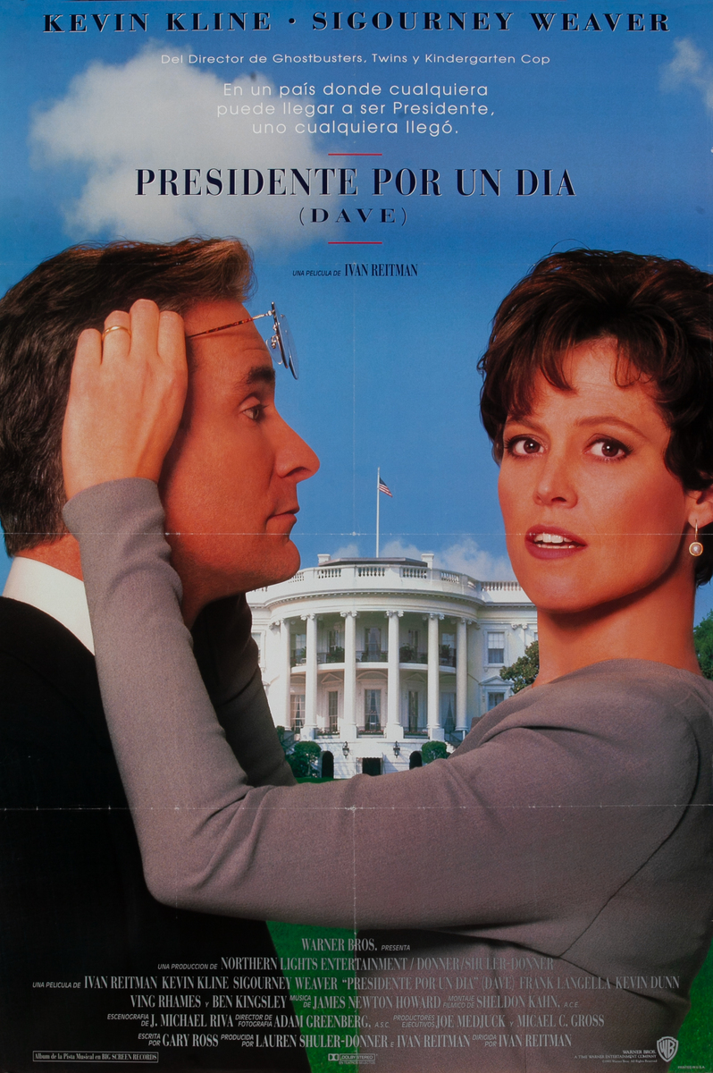 Dave, Spanish 1 Sheet Movie Poster