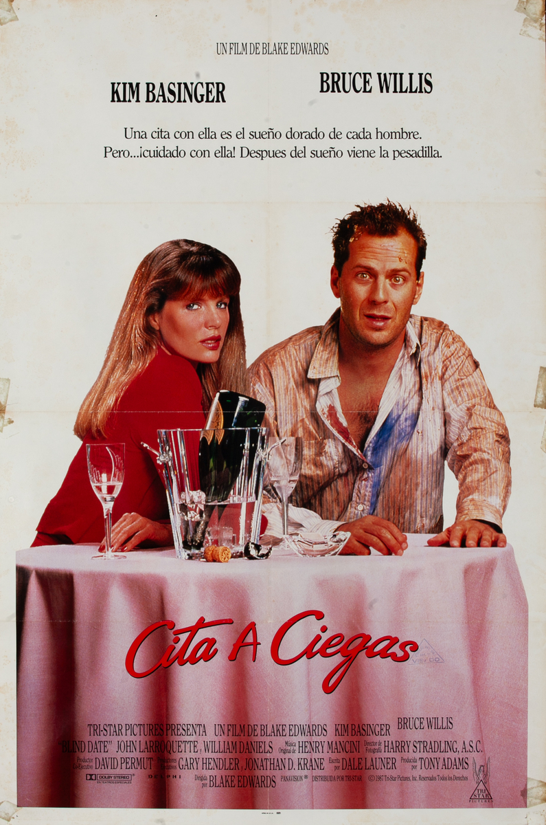 Blind Date, Spanish 1 Sheet Movie Poster
