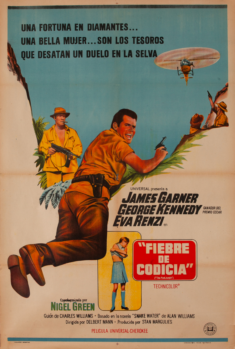 The Pink Jungle, Argentinean Movie Poster