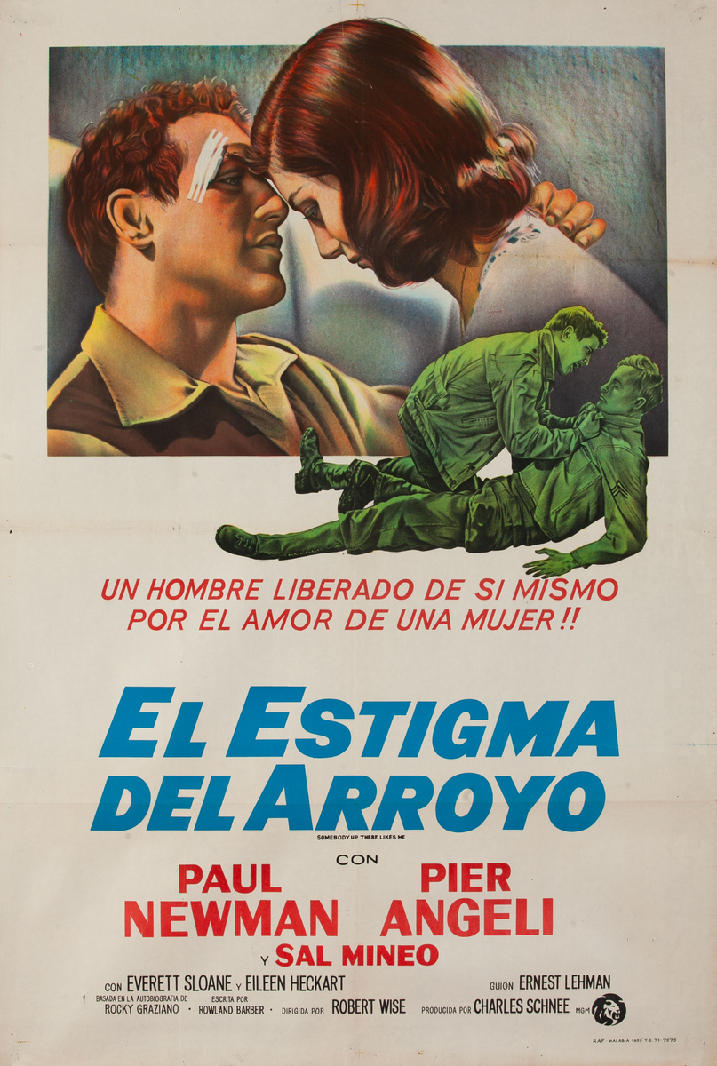 Somebody Up There Likes Me, Argentinean Movie Poster