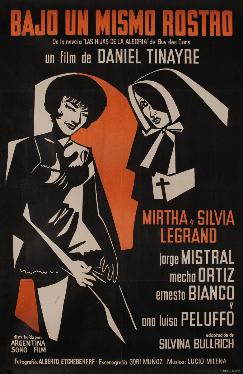Bajo un mismo rostro (Under the Same Skin), Argentinean Movie Poster