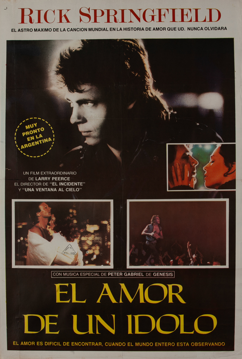 Hard to Hold, Argentinean Movie Poster
