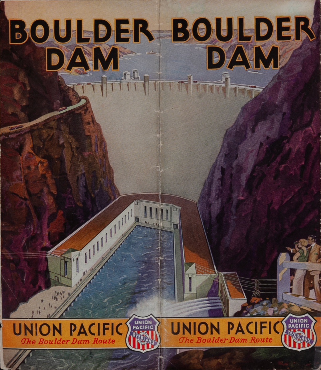 Union Pacific Boulder Dam Travel Brochure