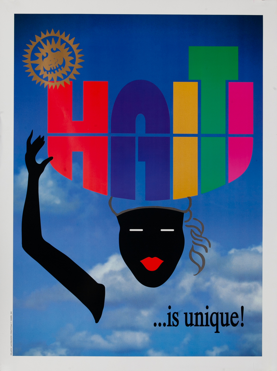 Haiti is Unique Travel Poster Face