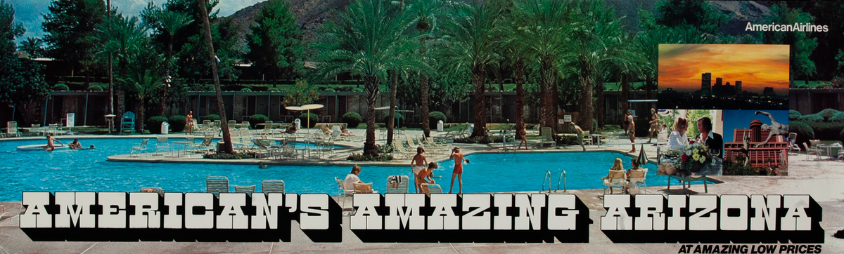 American Airlines American’s Amazing Arizona Travel Poster Pool