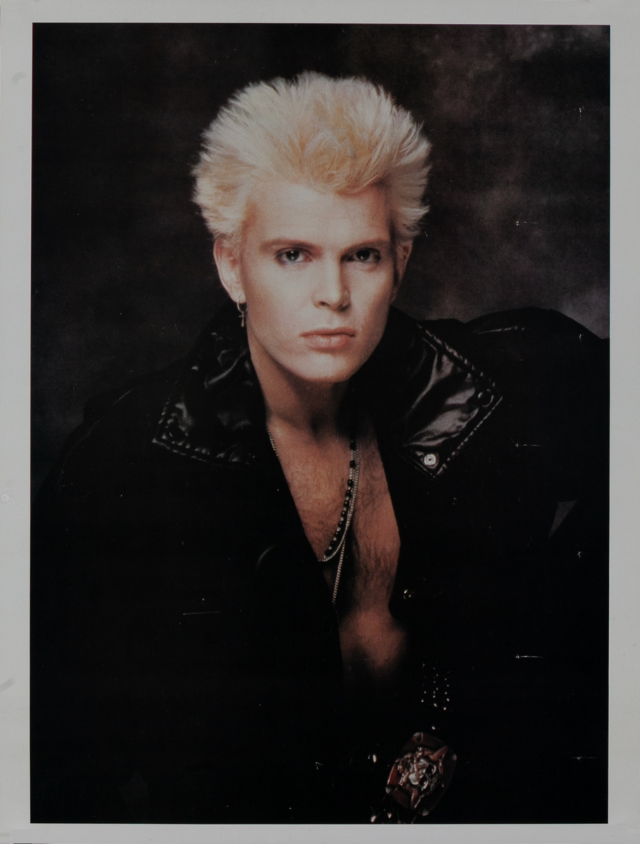 Billy Idol Portrait Poster