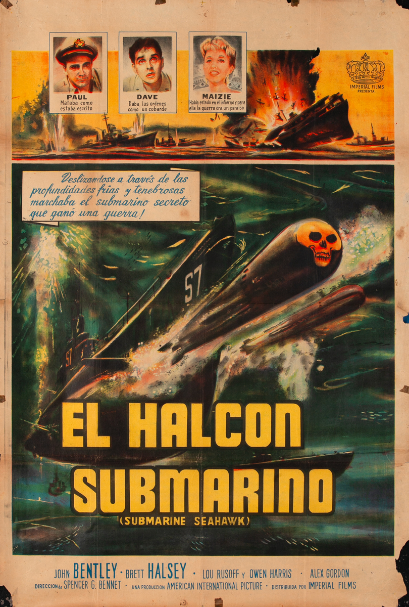 Submarine Seahawk, Argentinean Movie Poster