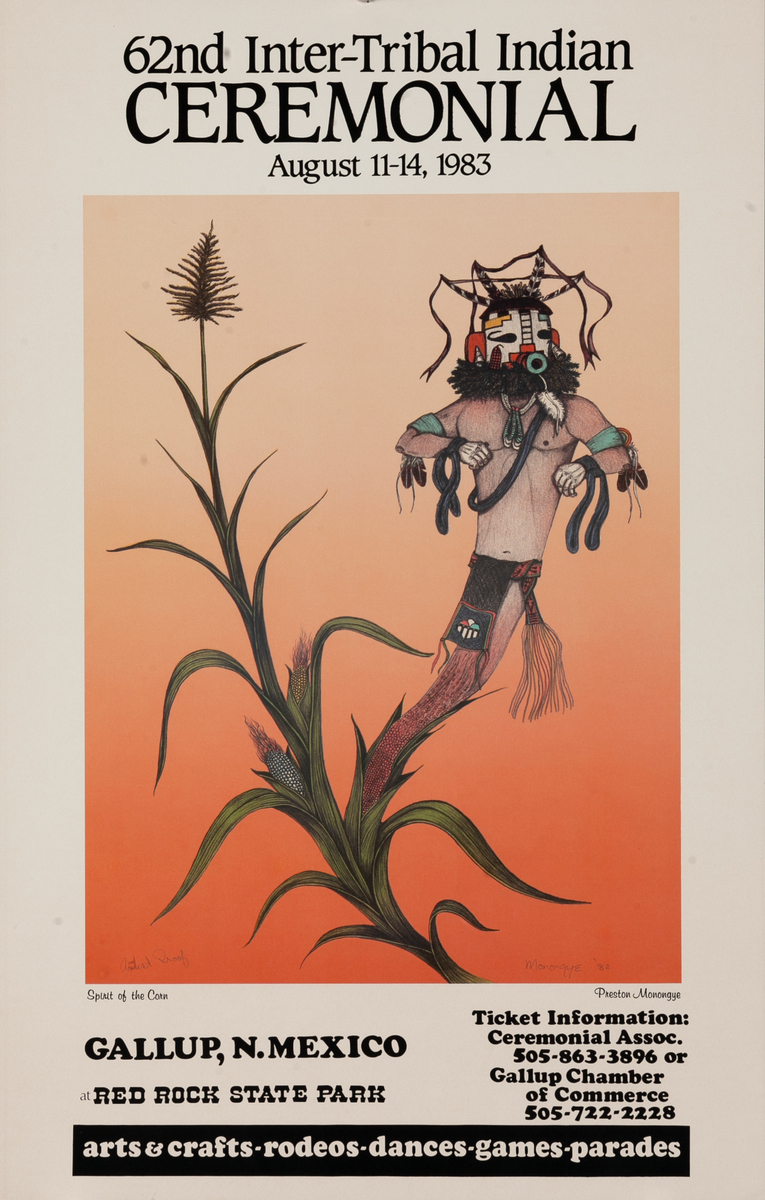 62nd  Inter-Tribal Indian Ceremonial Gallup Poster
