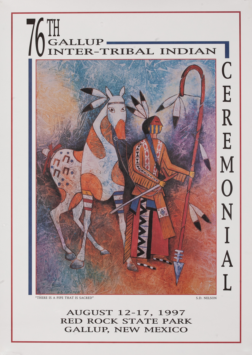 76th  Inter-Tribal Indian Ceremonial Gallup Poster