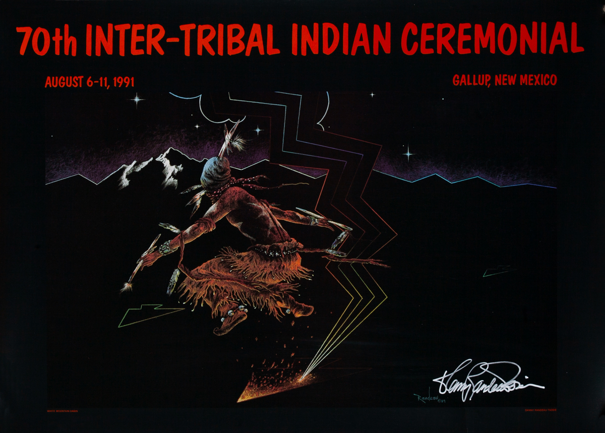 70th  Inter-Tribal Indian Ceremonial Gallup Poster
