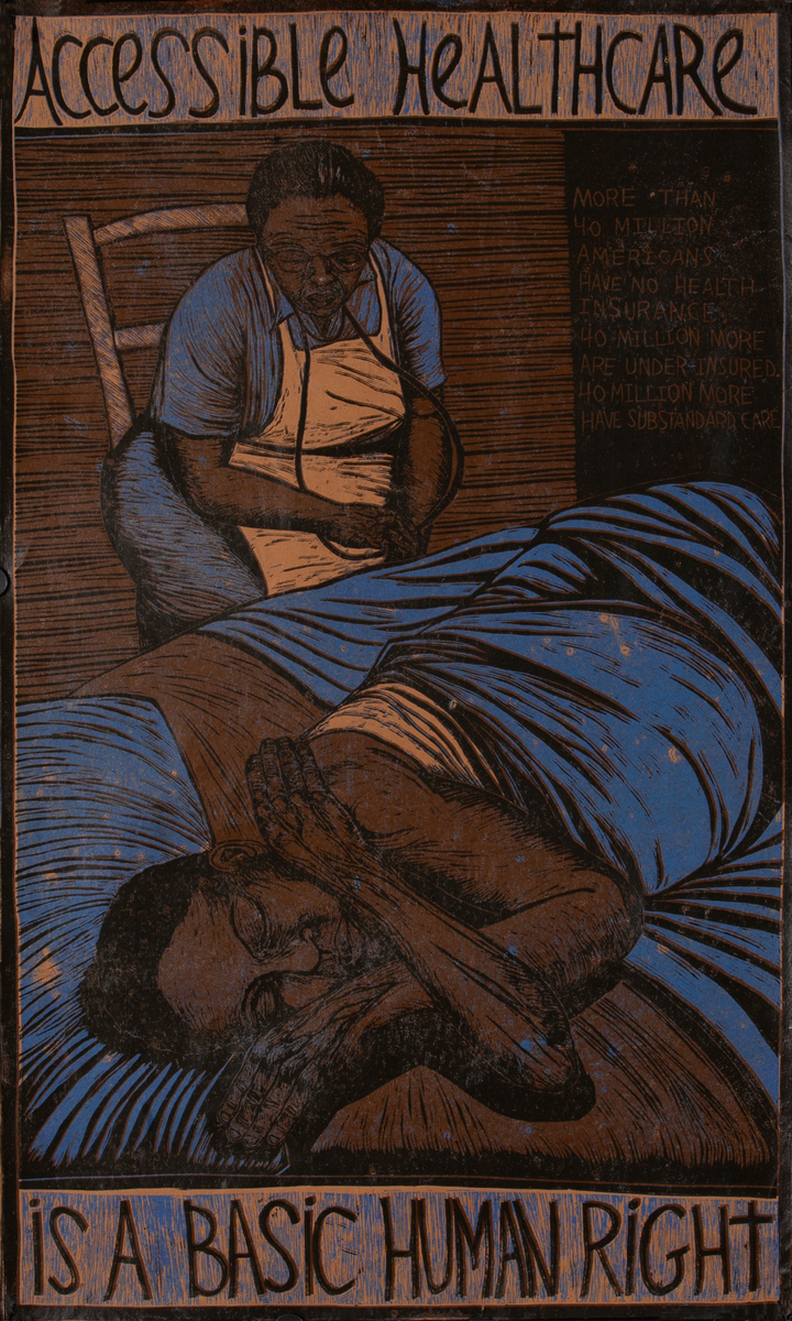 Accessible Healthcare is a Basic Human Right Citizenship Poster