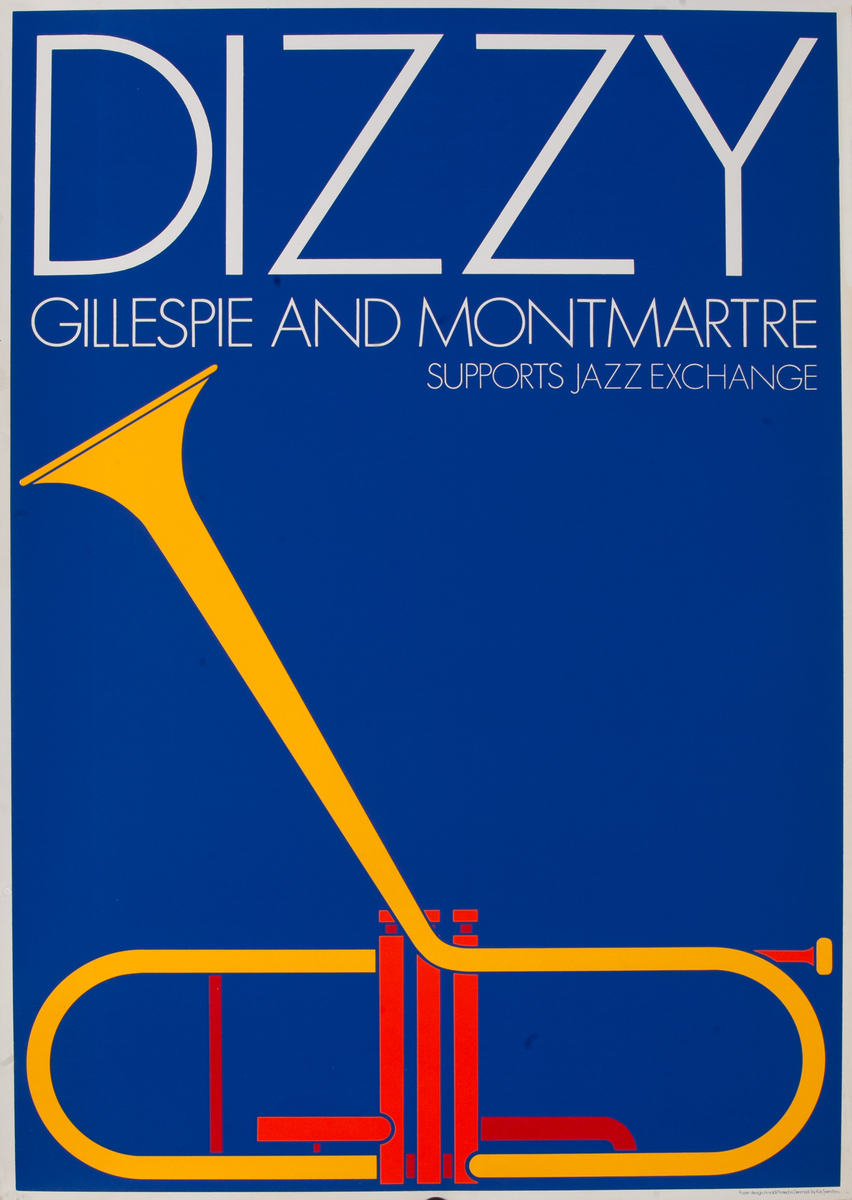 Dizzy Gillespie and Montmartre Supports Jazz Exchange Poster