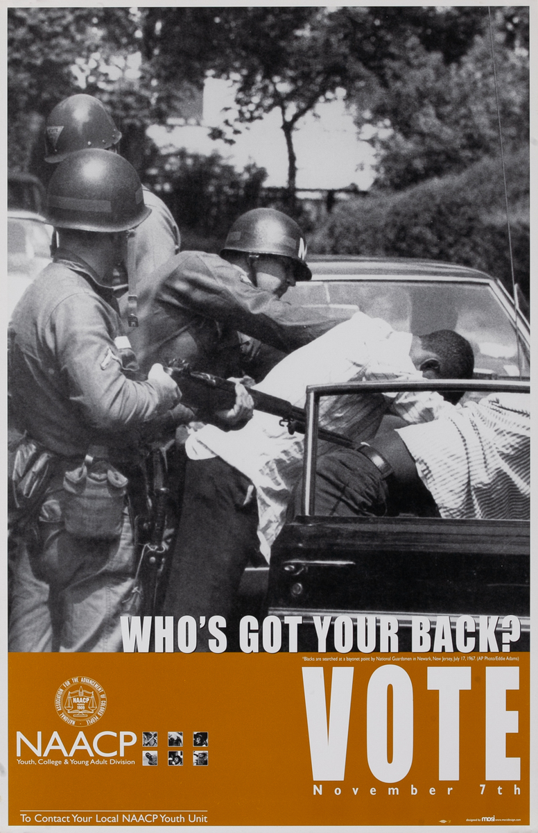 Who’s Got Your Back? Vote NAACP Poster