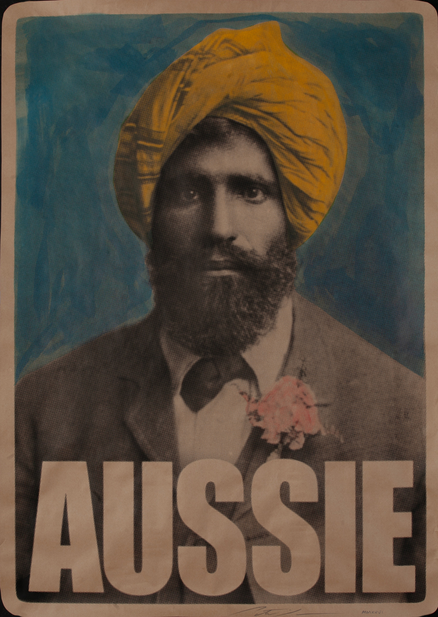 Aussie - Bejah Dervish Australian Protest Poster