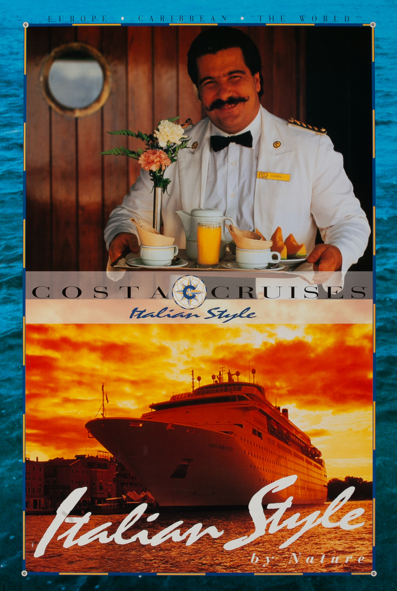  Italian Style by Design Costa Cruises Travel Poster By Nature
