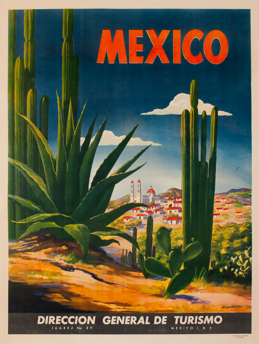 Mexico Travel Poster Juarez
