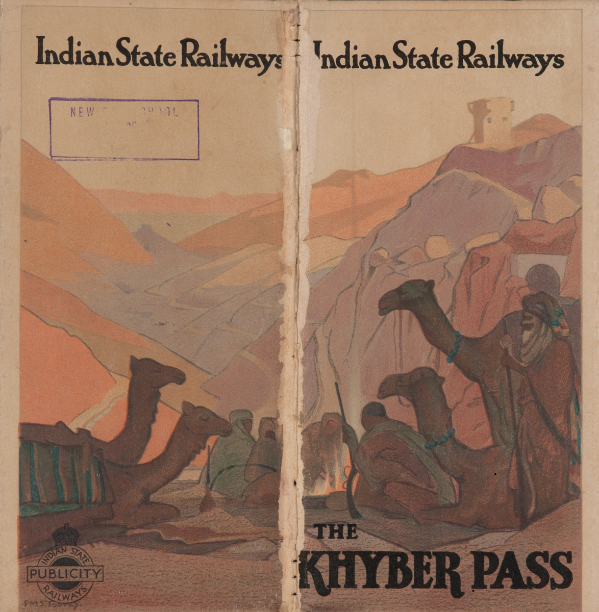 The Khyber Pass Indian State Railways Travel Brochure