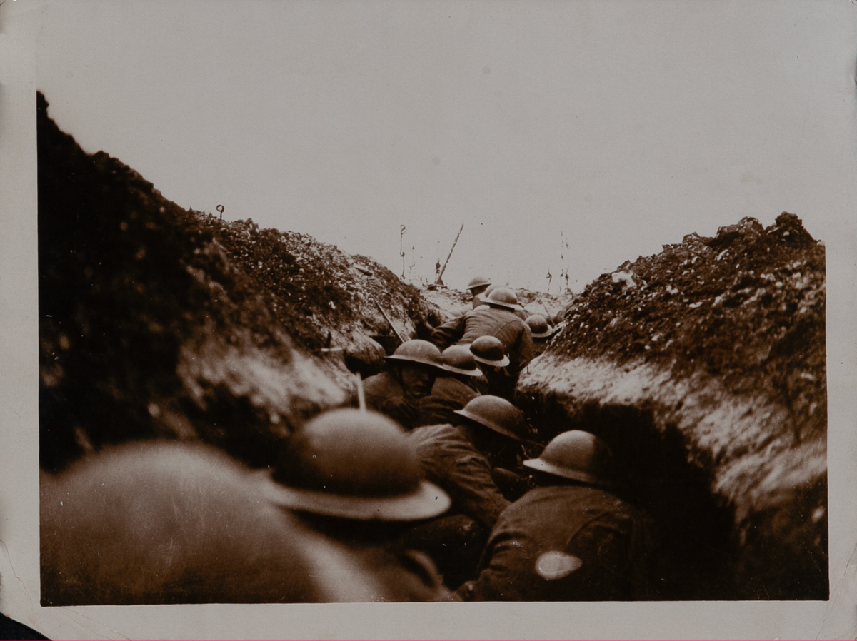 The German Withdrawal to the Hindenburg Line, March- April 1917, Vintage WWI Press Photo 