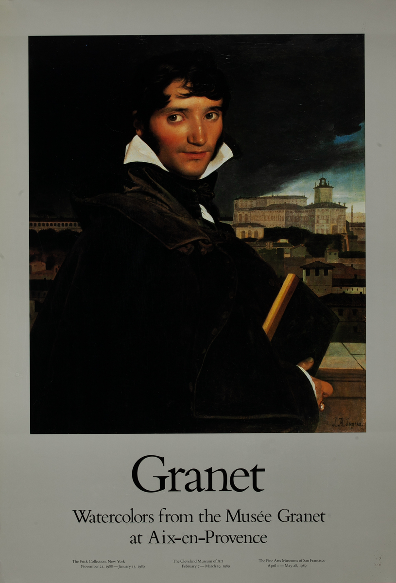 Watercolors From the Musee Grant at Aix-en-Provence Exhibit Poster