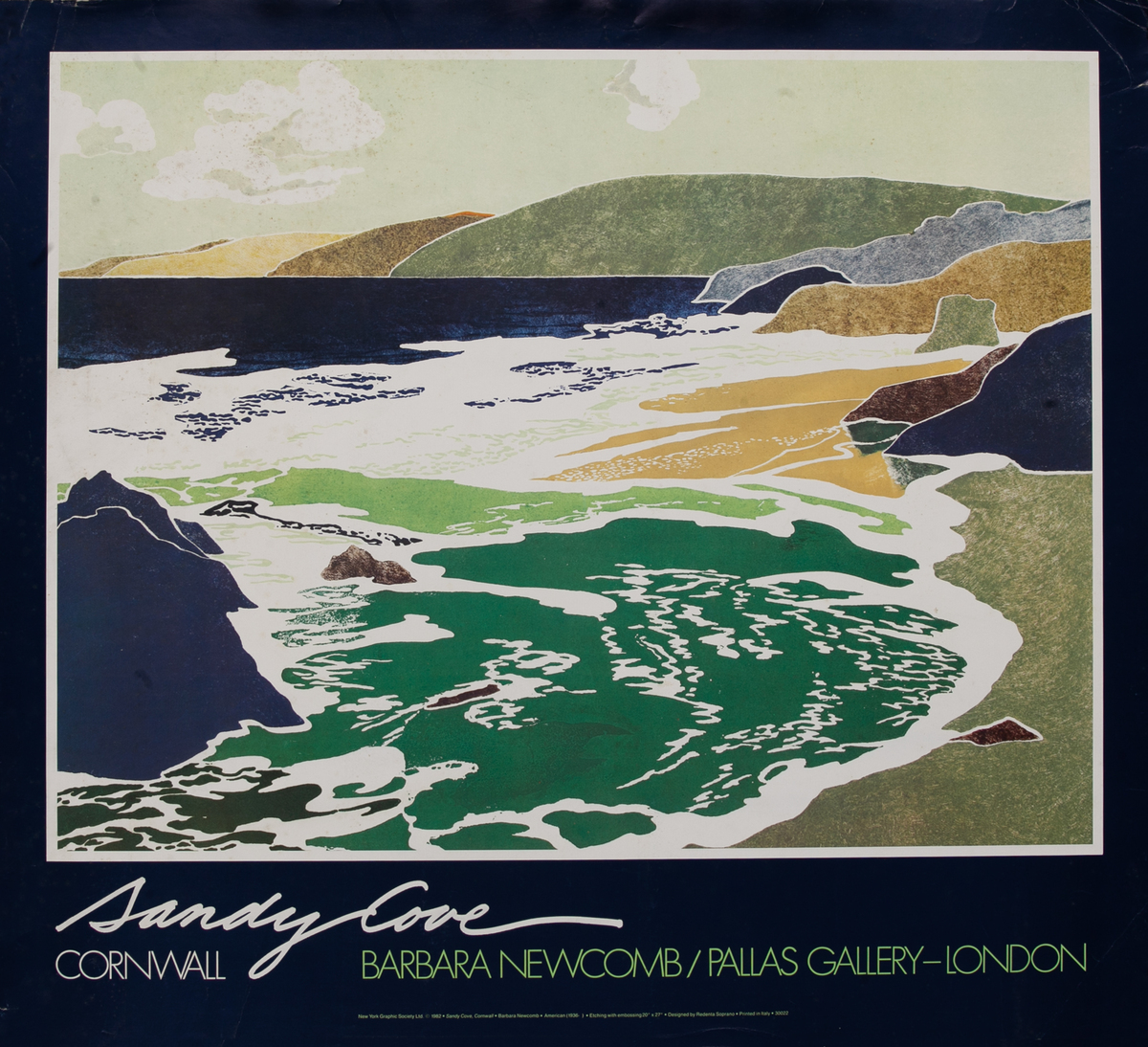 Pallas Gallery London- Sandy Cove Art Poster