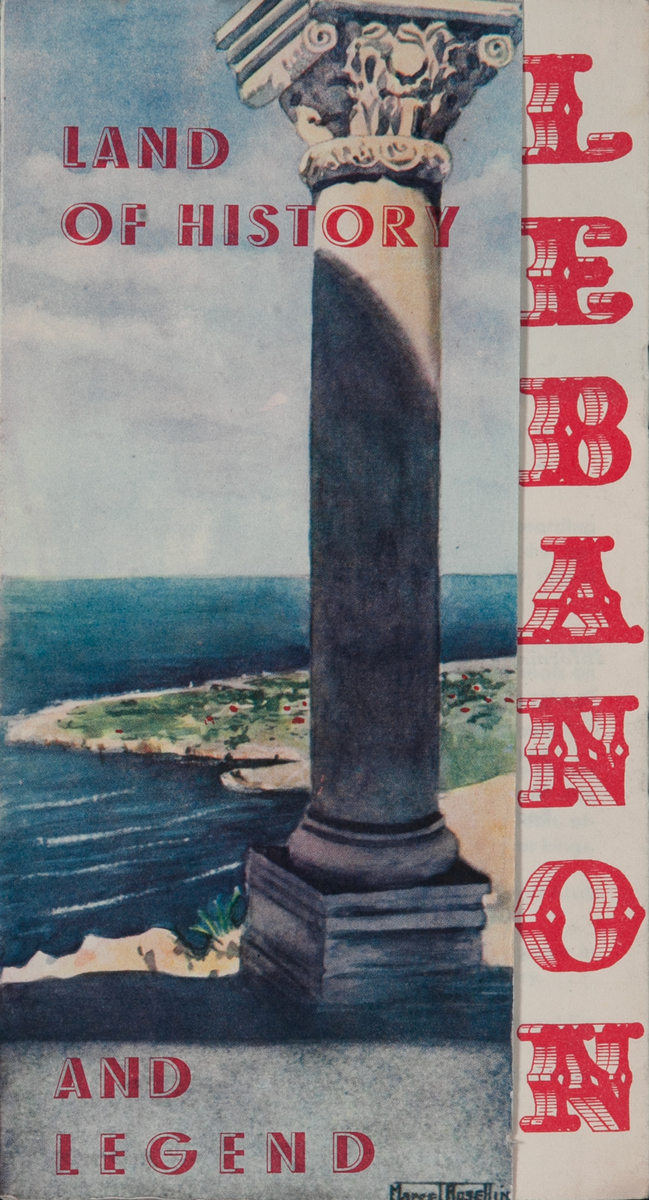 Lebanon Land of History and Legend Travel Brochure
