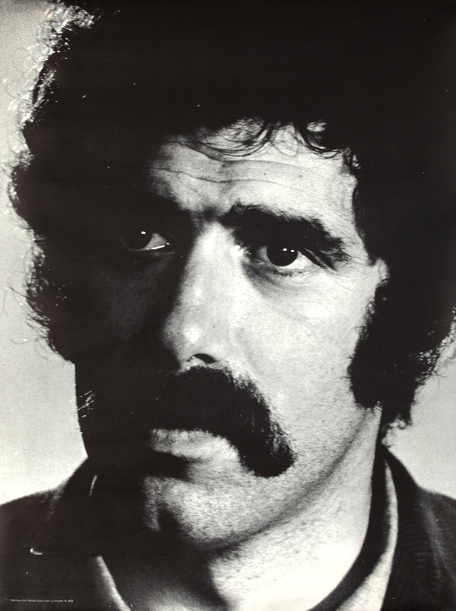 Elliot Gould Original Black and White Psychedelic Era Poster