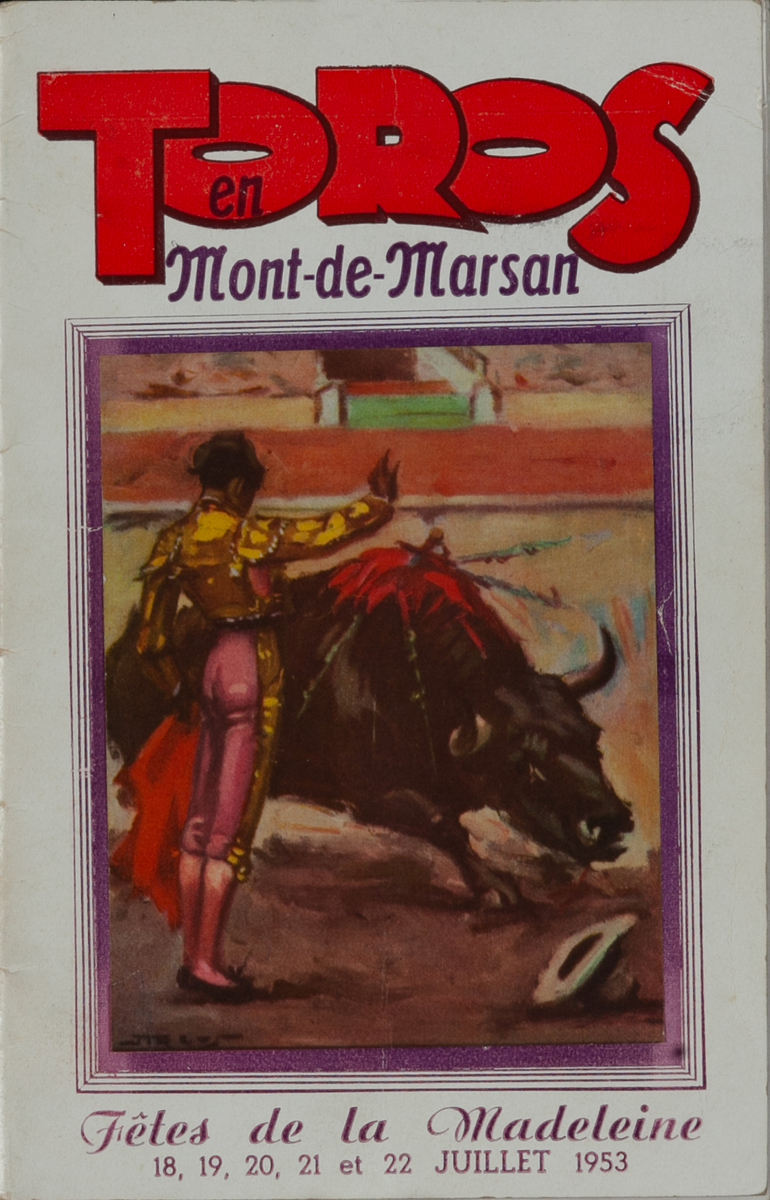 Toros in Mont-de-Marsan, France Travel Brochure