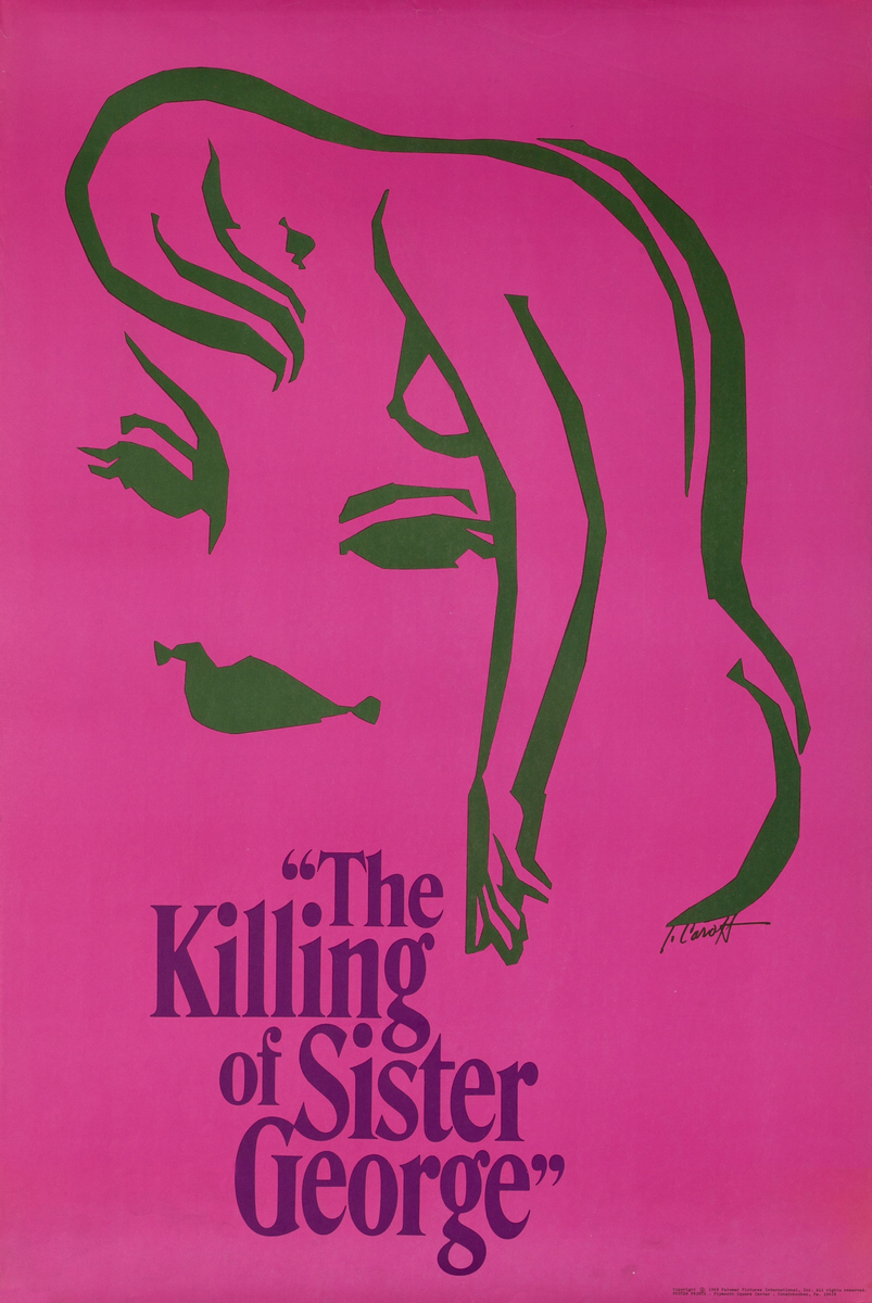 The Killing Of Sister George Original 1960s Poster