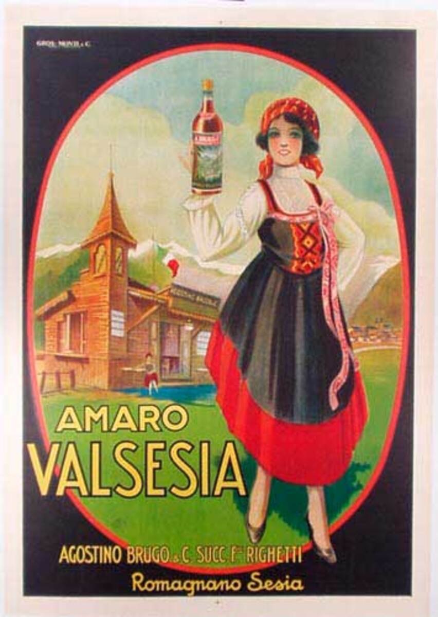 Amaro Original Advertising Poster