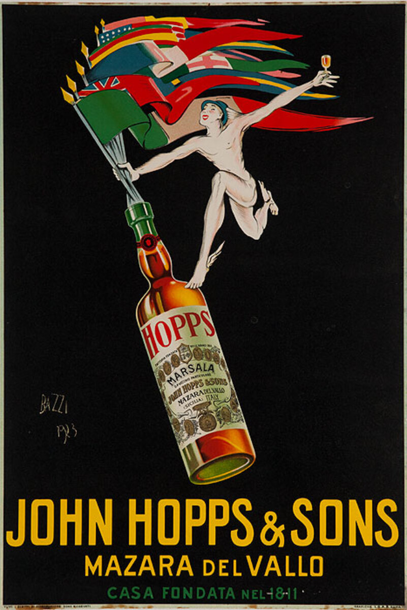 John Hopps Original Vintage Advertising Poster
