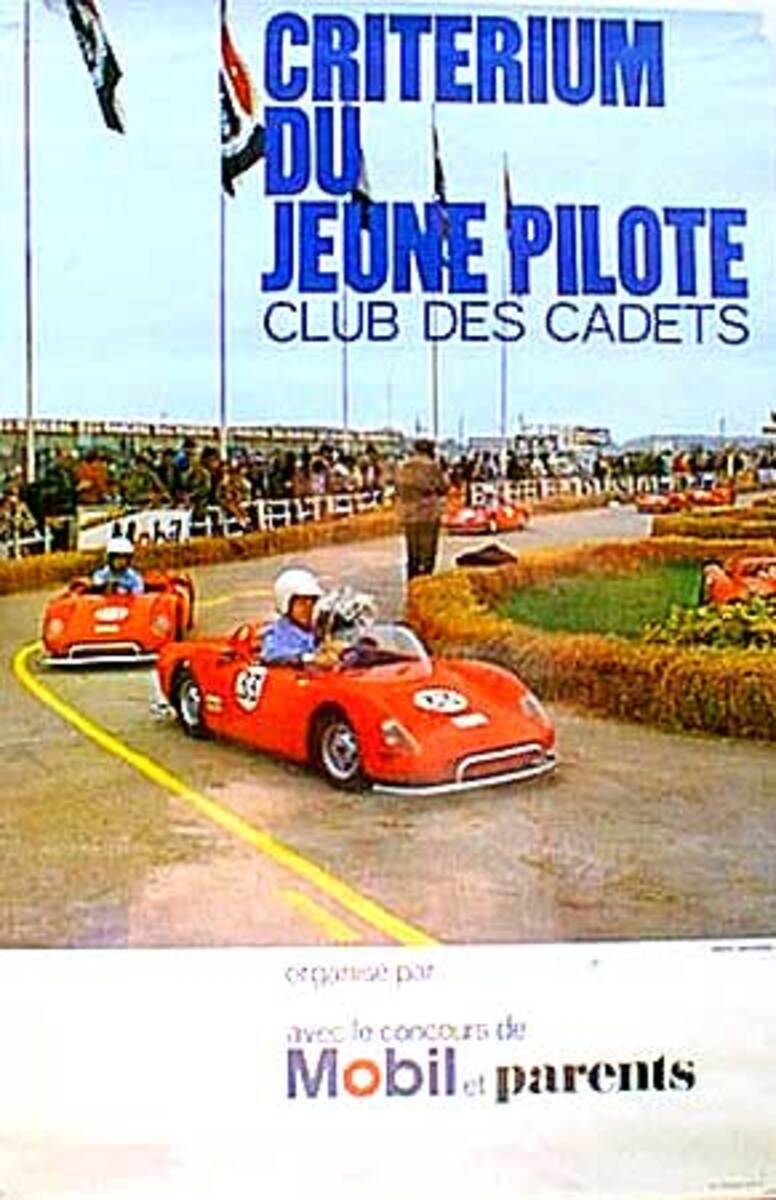 24 Minutes of LeMans Original French Racing Poster