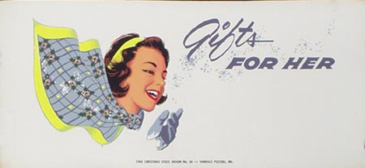 Stock Original Advertising Poster Gifts For Her