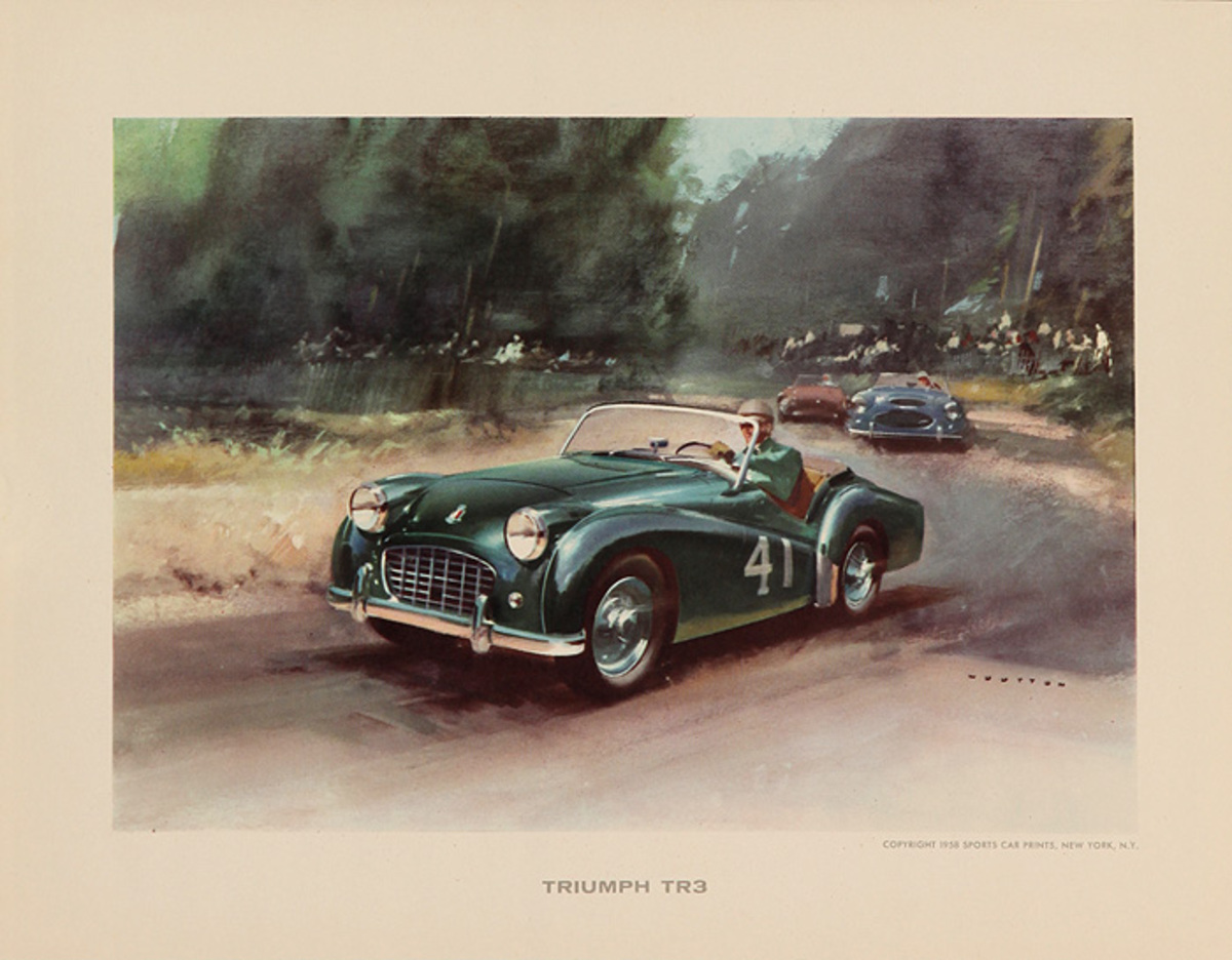 Sports Car Prints Triumph TR3