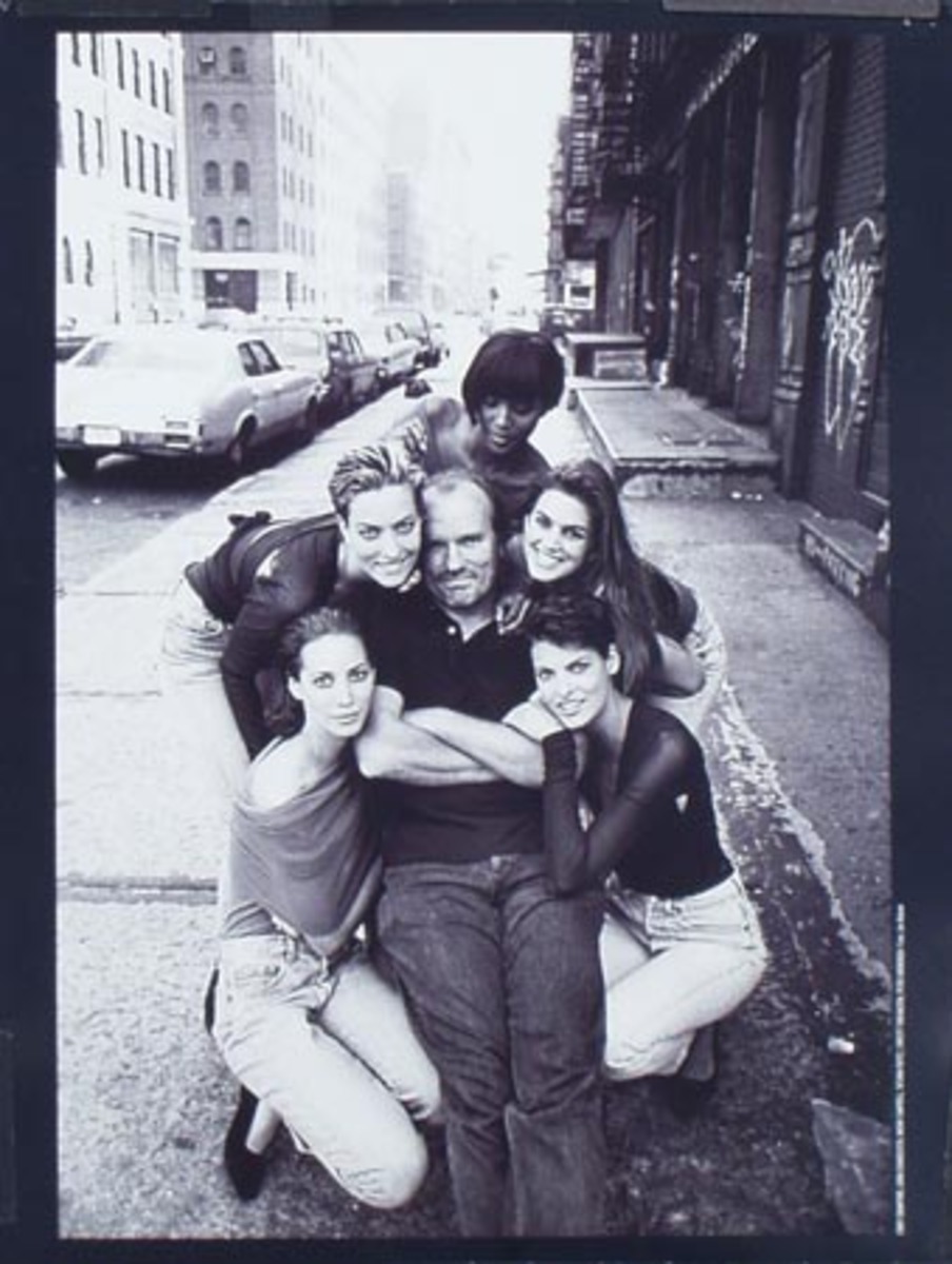 Photographer with Models Original Advertising Poster