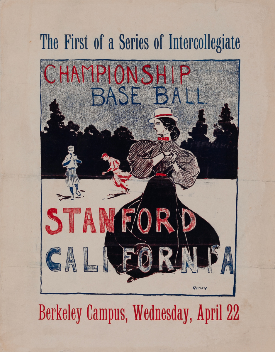 The First of a Series of Intercollegiate Championship Base Ball Stanford California 