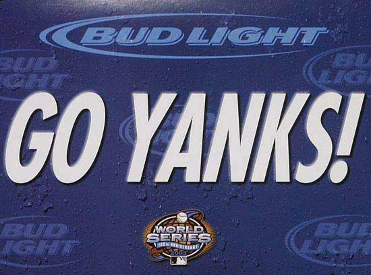 GO YANKS! 2003 World Series Souvenir Poster