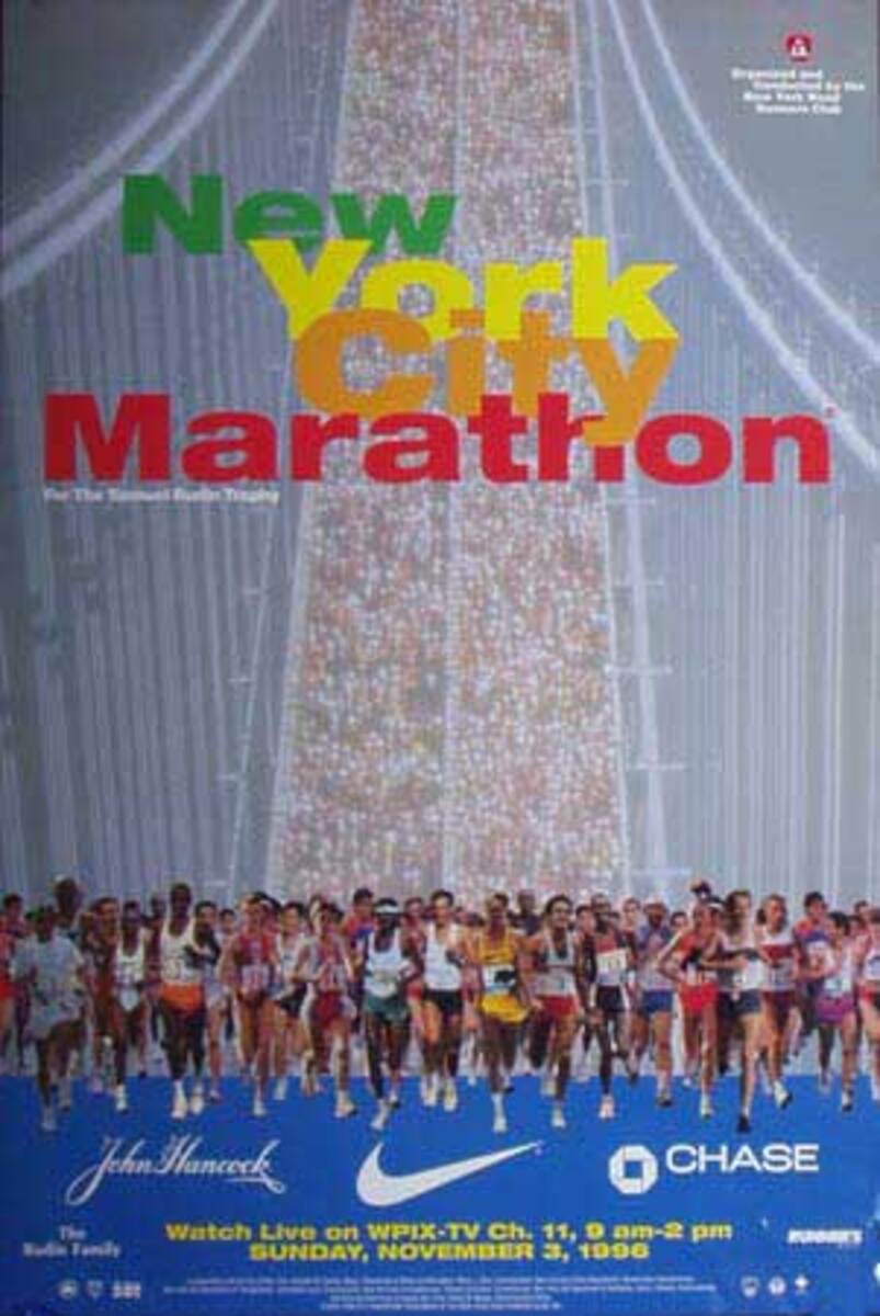 New York Marathon Original Sport Poster