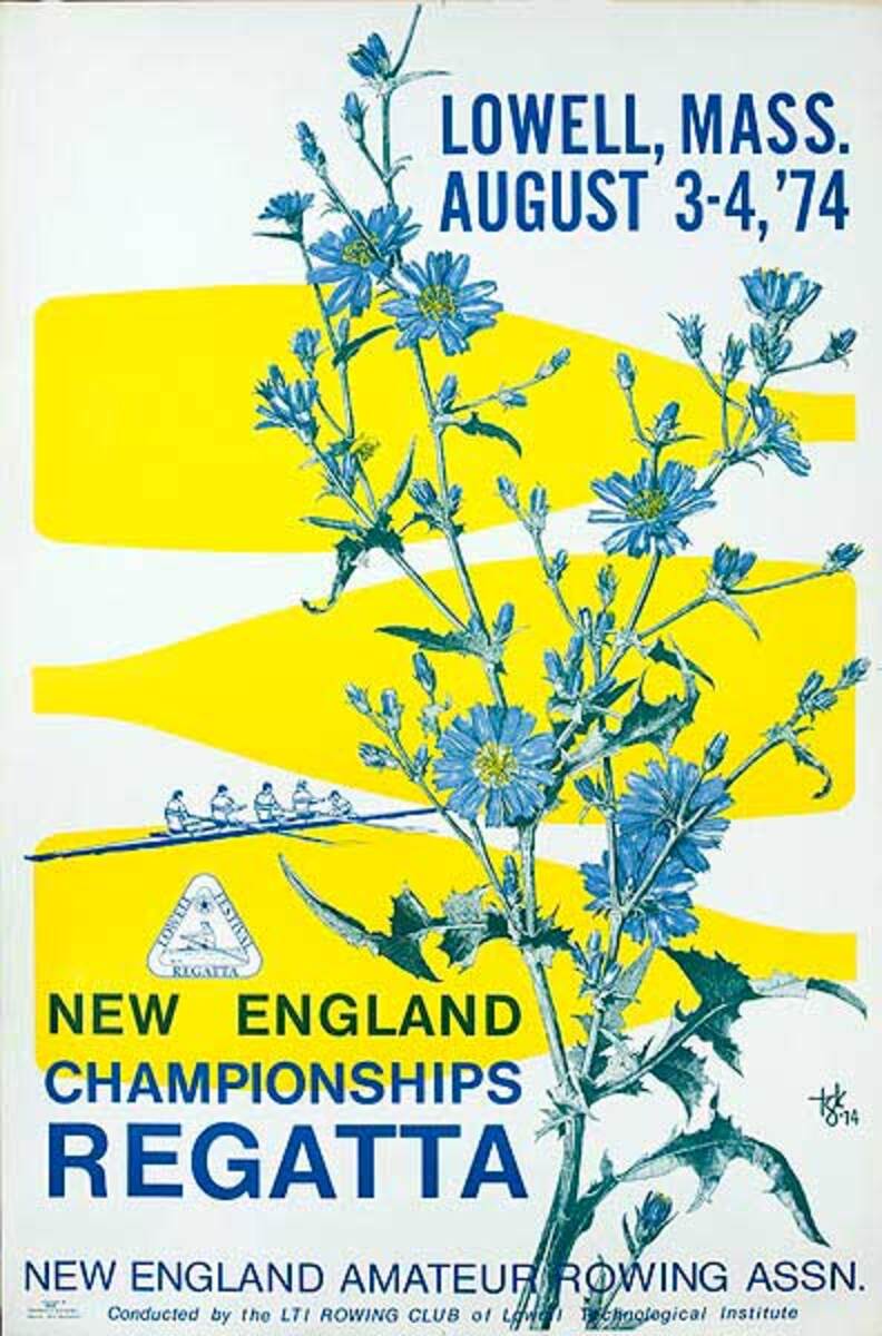 New England Regatta 1974 Original Poster