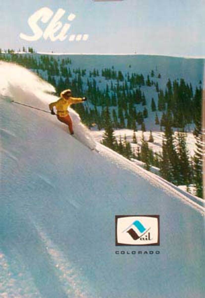 SkiVail Original Vintage Ski Poster