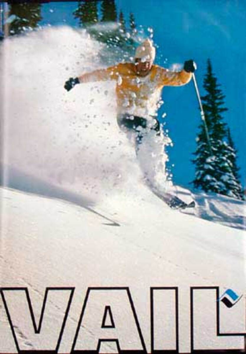 Vail Original Vintage Ski Poster