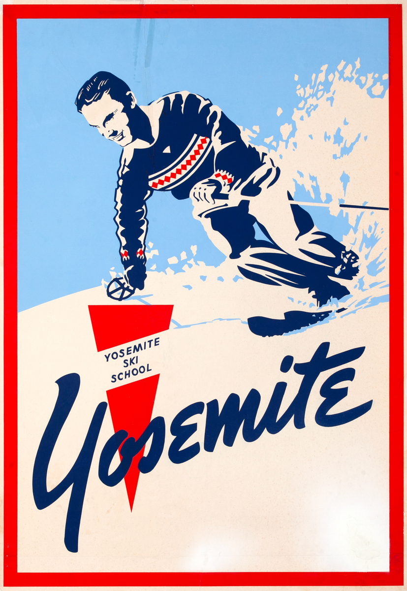 Original Yosemite Ski School Poster