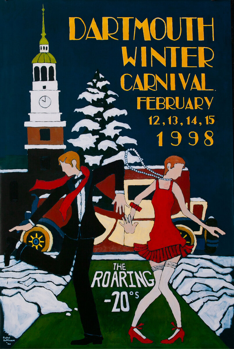 Dartmouth Winter Carnival, Original 1998 Ski Poster