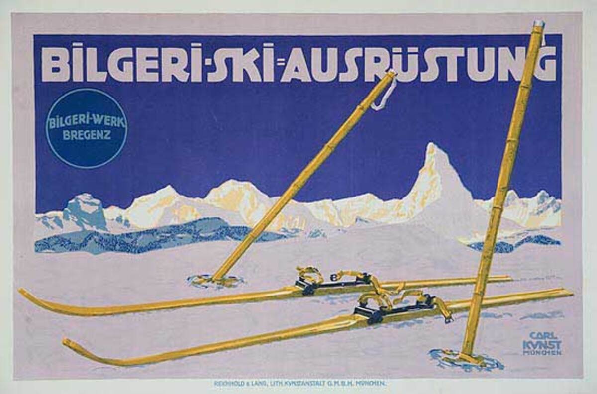 Bilgerie Ski Poster
