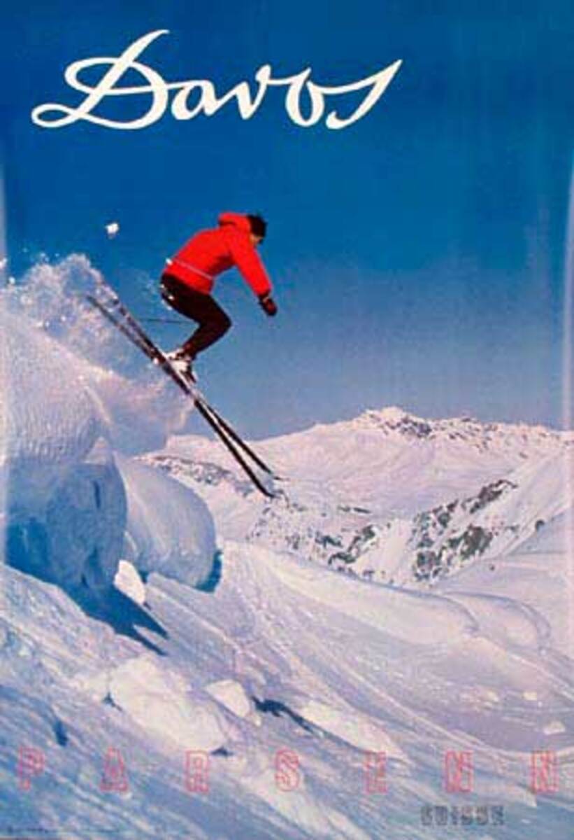 Davos Original Ski Poster