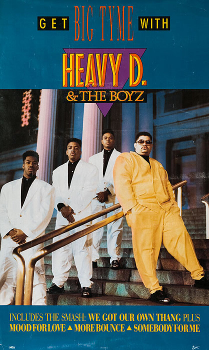 Heavy D and the Boyz Original Rap Music Poster