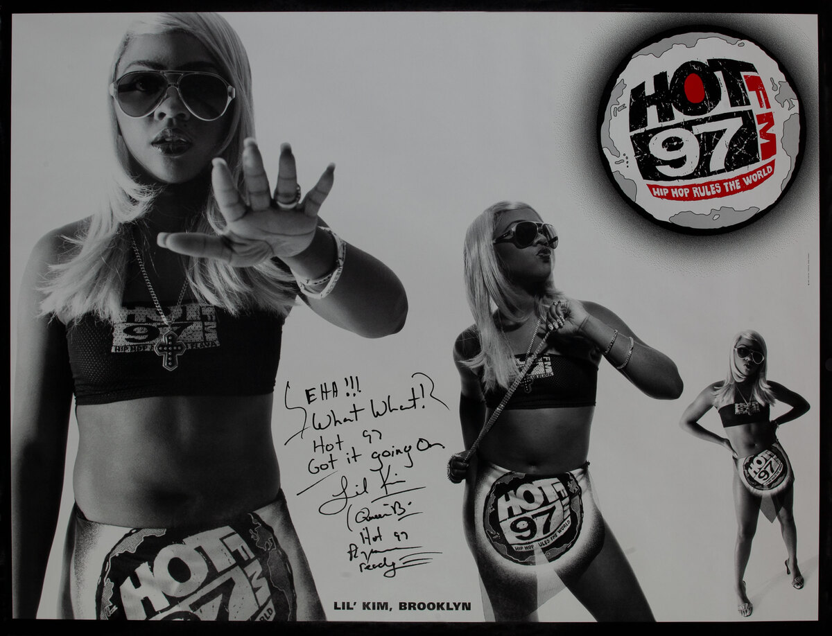 Hot 97 Radio Sataion Original Vintage Poster Lil Kim